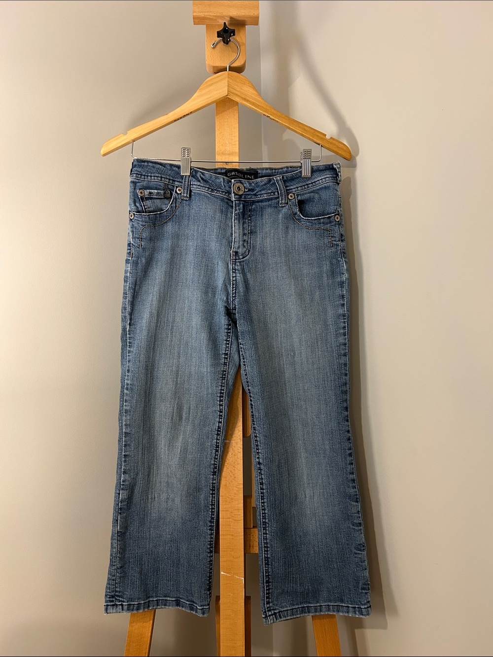 Y2K | Gasoline | Light Blue Cropped Jeans | Size 11